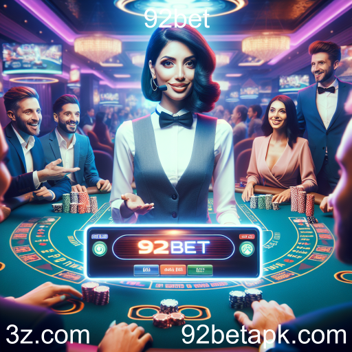 A Emoção do Cassino Ao Vivo na 92bet